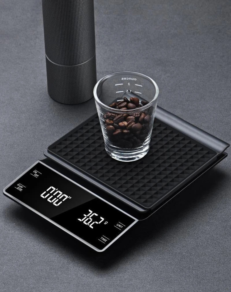 Balança de Cozinha Digital com Temporizador – Precisão 0,1g, Capacidade 3kg, LCD Balança de Cozinha Digital com Temporizador – Precisão 0,1g, Capacidade 3kg, LCD